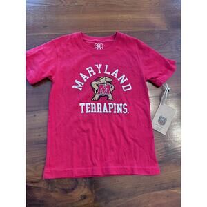 Wes and Willy Kids SS Organic Cotton Tee Shirt Maryland Terrapins Size 4T NWT